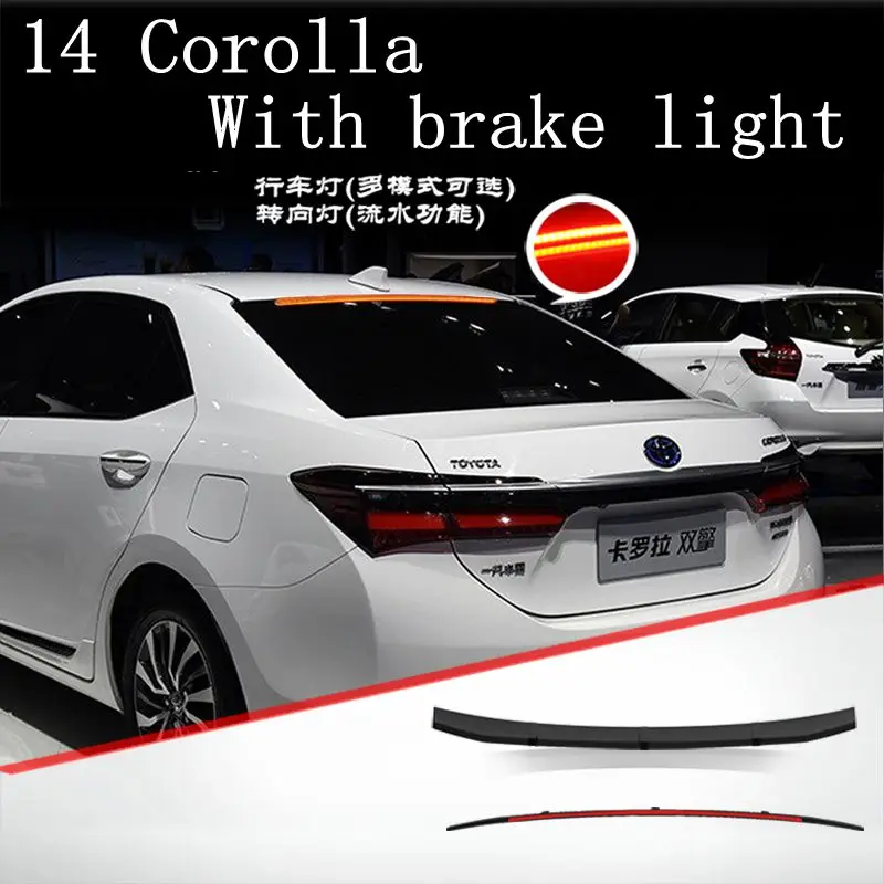 Спойлер для Toyota Corolla 2014-2017, спойлер для заднего крыла автомобиля из АБС-пластика высокого качества
Спойлер для Toyota Corolla 2014-2017, спойлер для заднего крыла автомобиля из АБС-пластика высокого качества