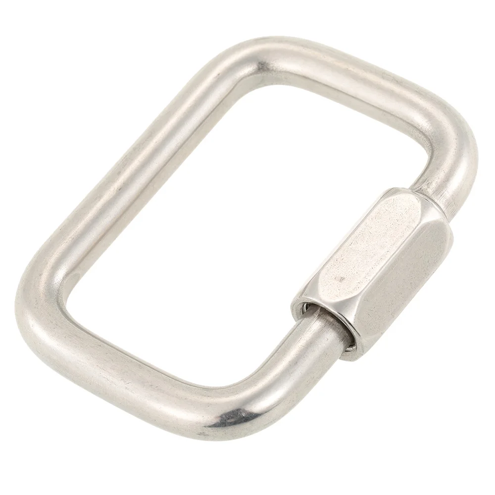 Outdoor Camping Paraglider Delta Wing Stainless Steel Hiking Square Quick Link Locking Carabiner Hanging Hook Buckle 
Outdoor Camping Paraglider Delta Wing Stainless Steel Hiking Square Quick Link Locking Carabiner Hanging Hook Buckle