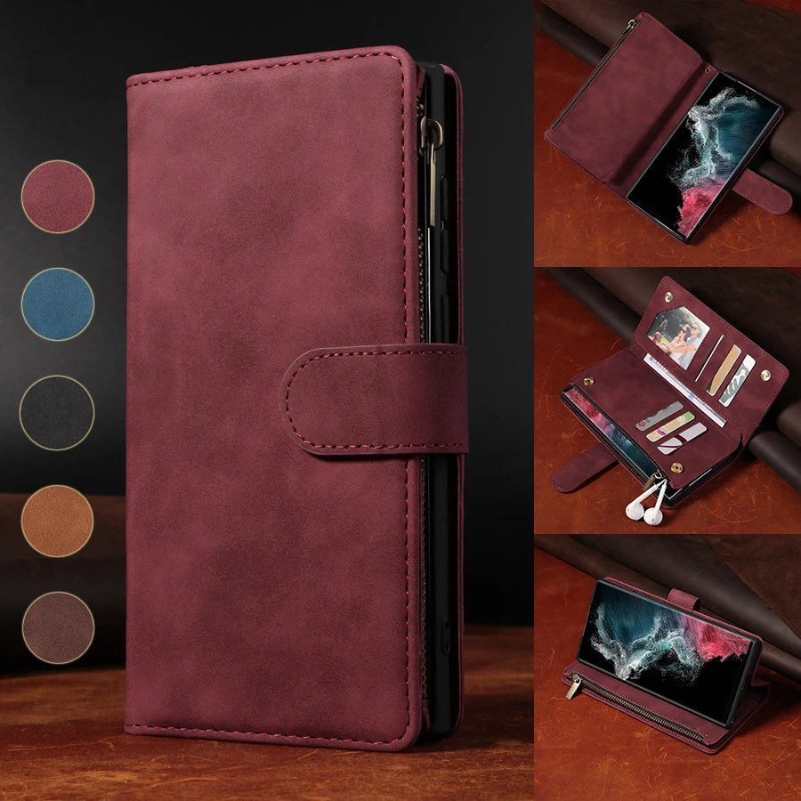 Wallet Multi-card Leather Case For Samsung Galaxy S23 Ultra S22 S21 Plus S20 FE A04e A13 A14 A32 A33 A51 A52 A53 A71 A72 A73
Wallet Multi-card Leather Case For Samsung Galaxy S23 Ultra S22 S21 Plus S20 FE A04e A13 A14 A32 A33 A51 A52 A53 A71 A72 A73