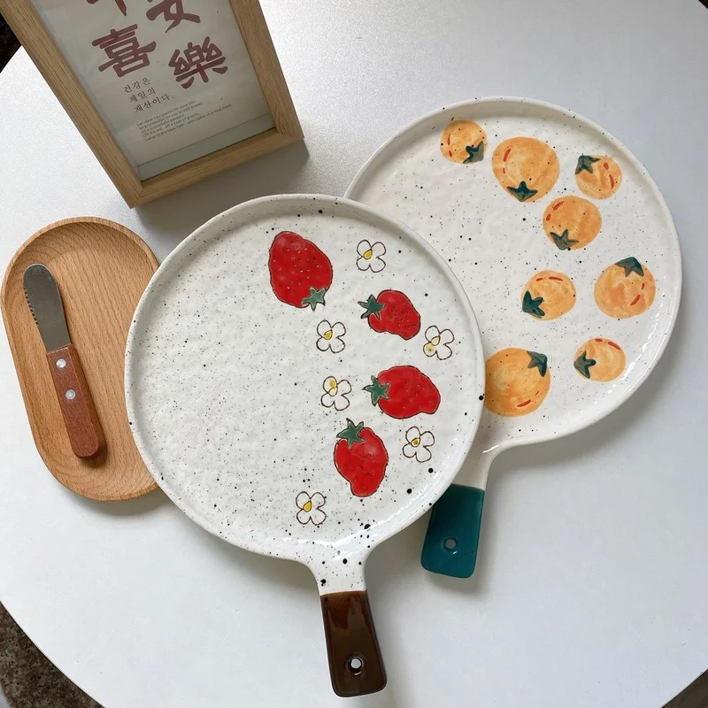 Тарелка керамическая в японском стиле для приготовления еды, тарелка для салата с ручкой, тарелка для пиццы в виде сердца
Тарелка керамическая в японском стиле для приготовления еды, тарелка для салата с ручкой, тарелка для пиццы в виде сердца