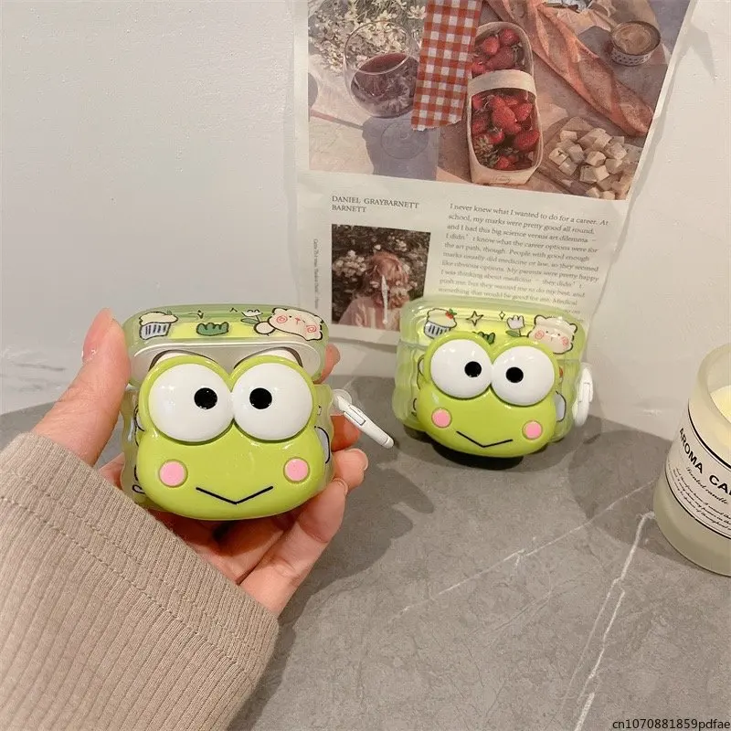 Cartoon 3D Sanrios KeroKero Keroppi For AirPods 1 2 3 Case Apple AirPods Pro 2 Case IPhone Earphone Accessories Air Pod Cover
Cartoon 3D Sanrios KeroKero Keroppi For AirPods 1 2 3 Case Apple AirPods Pro 2 Case IPhone Earphone Accessories Air Pod Cover