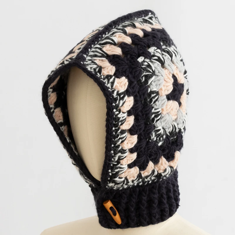 Korean Niche Hand Knitted Pocket Balaclava Hat Japanese Retro Autumn Y2K Winter Warm Sleeve Neck French One PCS Head Cap Female
Korean Niche Hand Knitted Pocket Balaclava Hat Japanese Retro Autumn Y2K Winter Warm Sleeve Neck French One PCS Head Cap Female