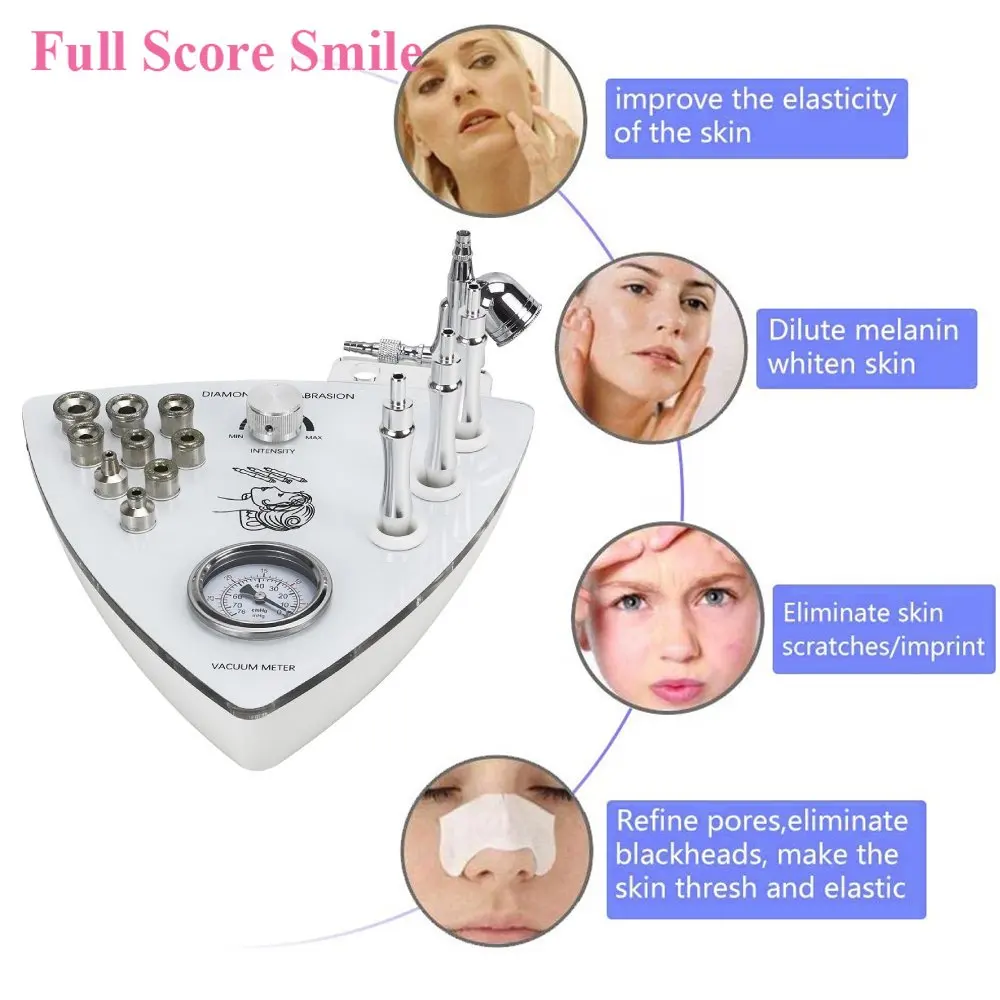 

Facial Microdermabrasion Machine Diamond Tip Dermabrasion Devices Water Spray Exfoliation Vacumtherapy Wrinkle Beauty Tool