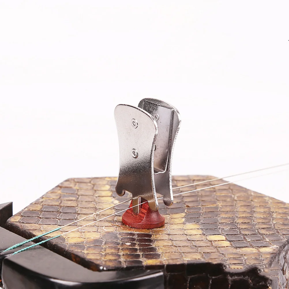 

Erhu Mutes Huqin Attenuator Small Portable Erhu Mute Clips for Adjustment Practical Metal Erhu Mute Clips Accessories