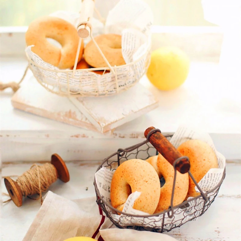 Vintage Style Iron Wire Bread Storage Basket for Storing Food Drinks Fruit Vegetables
Vintage Style Iron Wire Bread Storage Basket for Storing Food Drinks Fruit Vegetables
