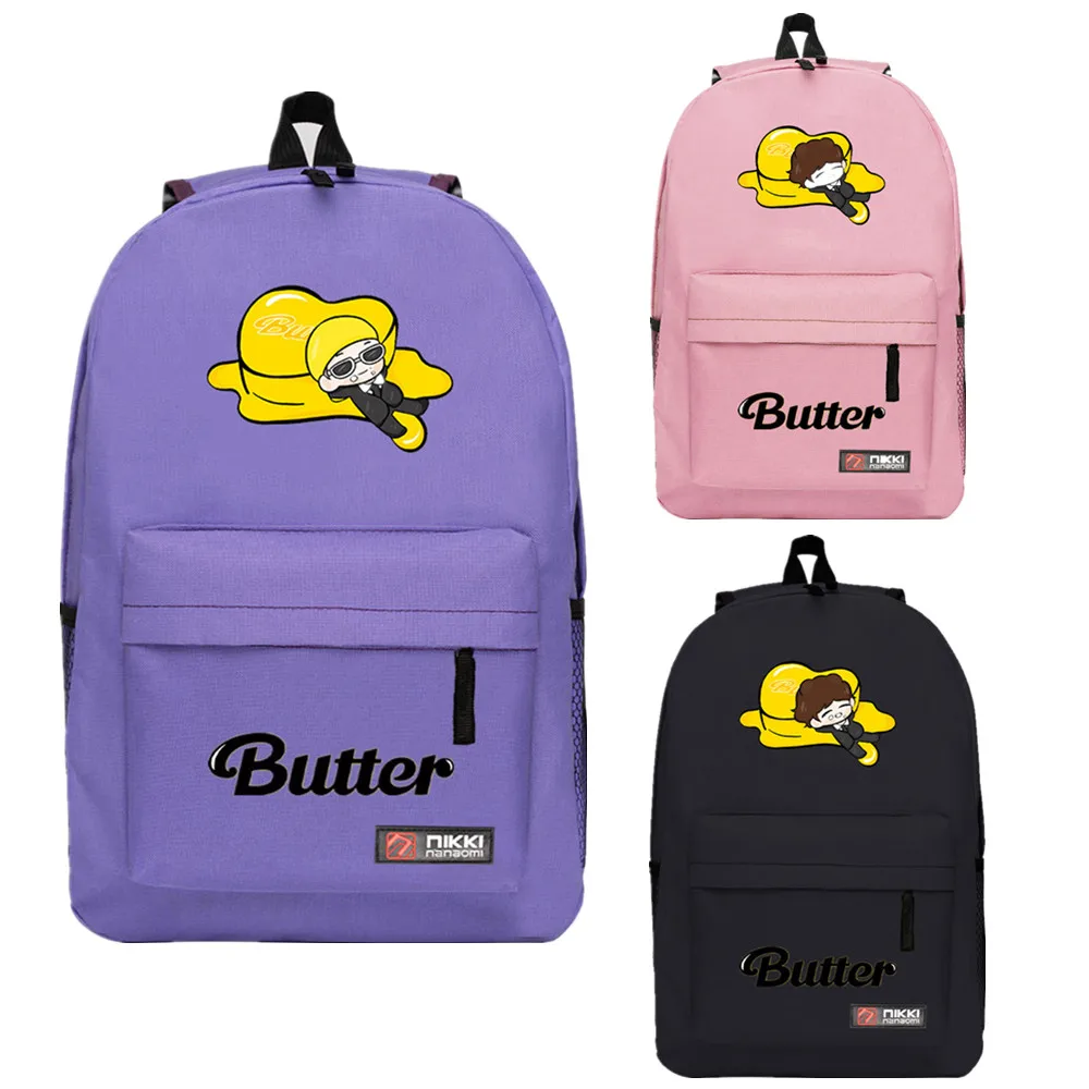 27 Models Korean Kpop Backpack Cartoon Kawaii Canvas School Bag Super Star Butter Bt21 Large Capacity Leisure Bags Gift Toys
27 Models Korean Kpop Backpack Cartoon Kawaii Canvas School Bag Super Star Butter Bt21 Large Capacity Leisure Bags Gift Toys