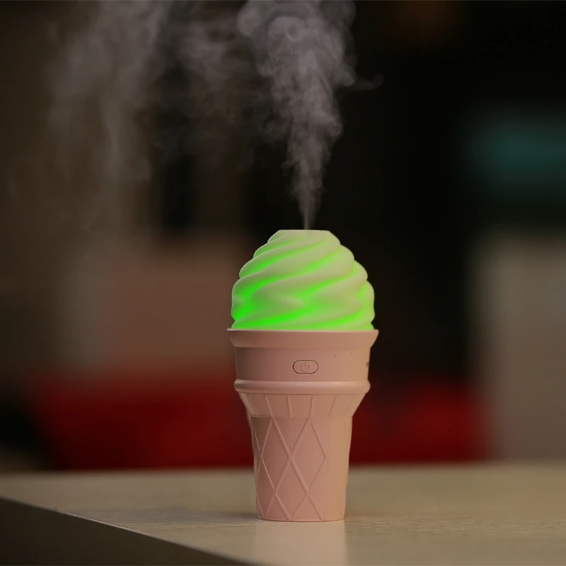 Ice Cream USB Mini Colorful Night Light Air Humidifier Household Appliances Atomizer
Ice Cream USB Mini Colorful Night Light Air Humidifier Household Appliances Atomizer