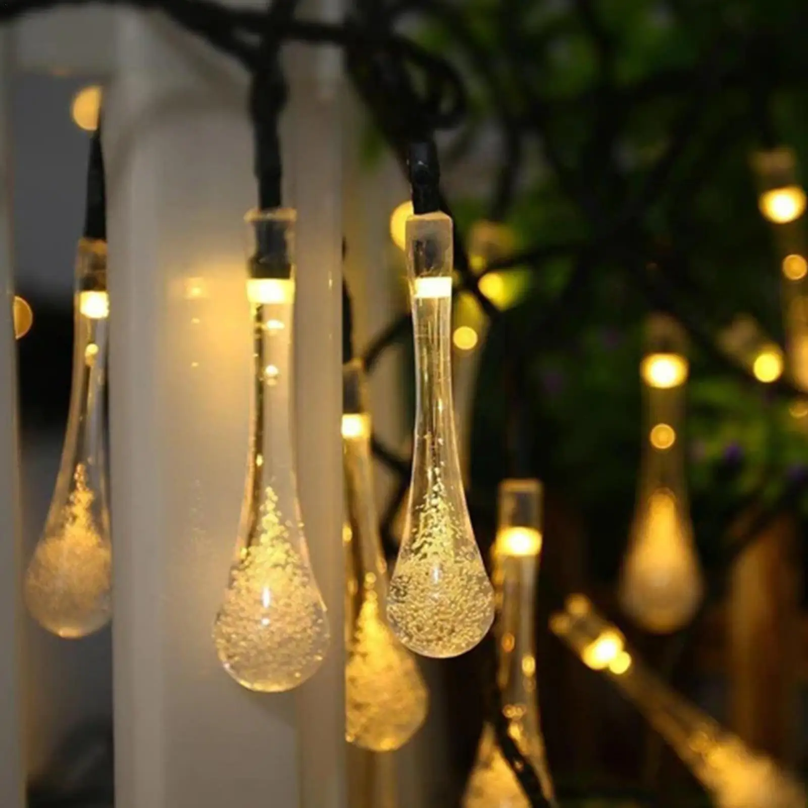 Outdoor Water Drops Solar Lamp String Lights Led String 5m/6.5m Patio Garden Landscape Fairy Yard Party Light Garland Lamp F9d2
Outdoor Water Drops Solar Lamp String Lights Led String 5m/6.5m Patio Garden Landscape Fairy Yard Party Light Garland Lamp F9d2