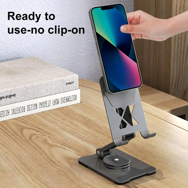 Rotatable Smartphone Mount Mobile Phone Holder Folding Aluminum Alloy Lazy Desktop Phone Stand Fo Xiaomi Huawei Adjustable
Rotatable Smartphone Mount Mobile Phone Holder Folding Aluminum Alloy Lazy Desktop Phone Stand Fo Xiaomi Huawei Adjustable