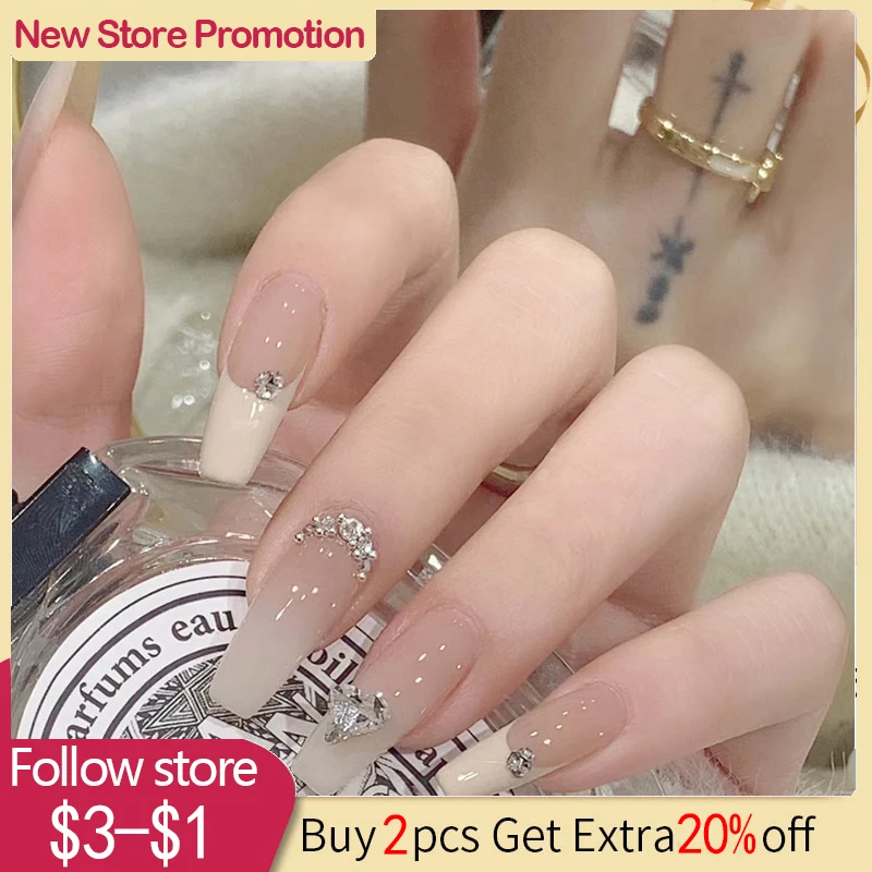 24pcs Long False Nails With Glue Press On Acrylic Fake Nails Detachable Press On Nail Tips DIY Full Cover Manicure Tips
24pcs Long False Nails With Glue Press On Acrylic Fake Nails Detachable Press On Nail Tips DIY Full Cover Manicure Tips
