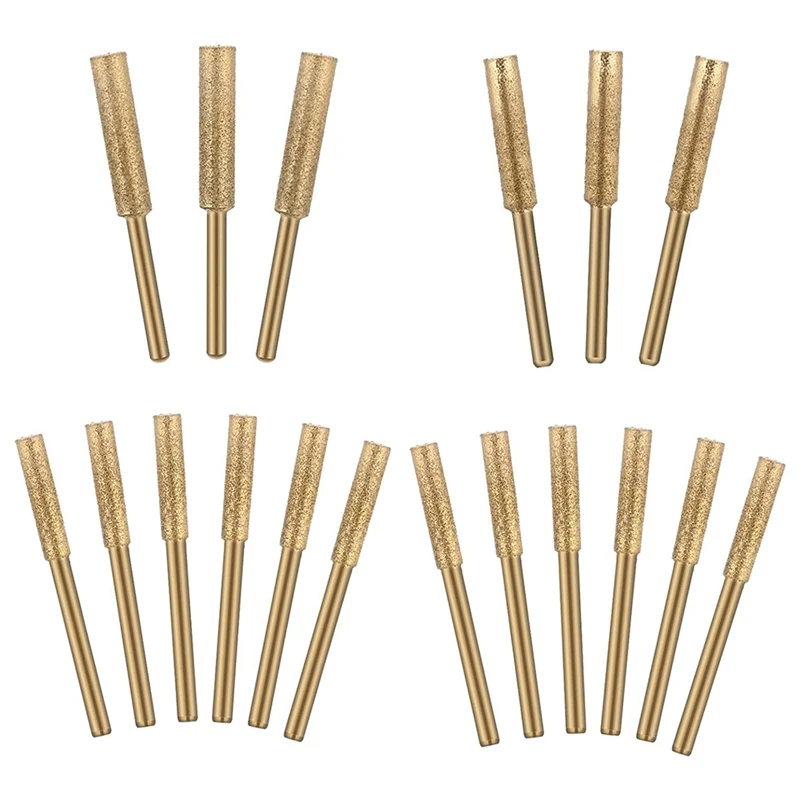 18 PCS Diamond Chainsaw Sharpener, In 3 Size Sharpening Wheels Chainsaw File For Chain Saw Stone Jewelry Wood
18 PCS Diamond Chainsaw Sharpener, In 3 Size Sharpening Wheels Chainsaw File For Chain Saw Stone Jewelry Wood