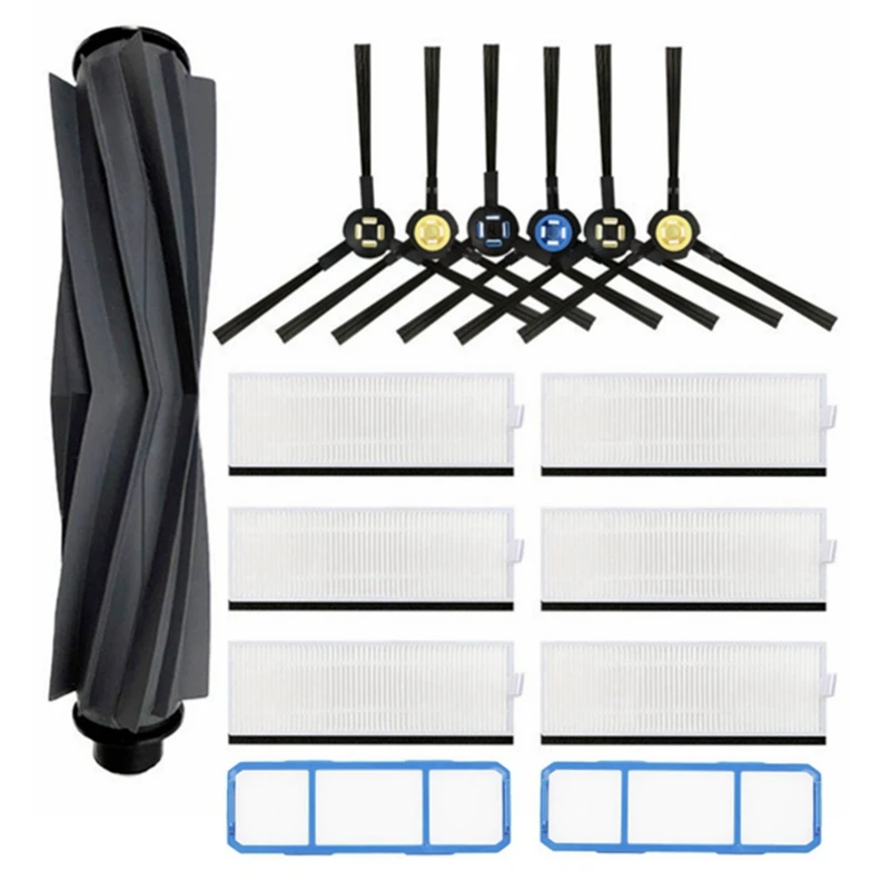 15PCS HEPA Filter Main Side Brush Mops for ILife A7 A9S / DEXP LF800 Genio Deluxe 500 Cleaning Vacuum Cleaner
15PCS HEPA Filter Main Side Brush Mops for ILife A7 A9S / DEXP LF800 Genio Deluxe 500 Cleaning Vacuum Cleaner