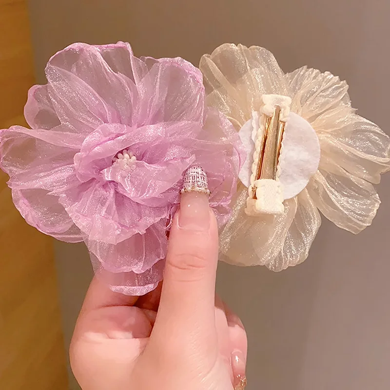 Baby Girls Princess Hairpins Barrettes Mesh Simulation Flower Hair Clip Children's Sweet Headwear Side Clip Hair Accessories
Baby Girls Princess Hairpins Barrettes Mesh Simulation Flower Hair Clip Children's Sweet Headwear Side Clip Hair Accessories