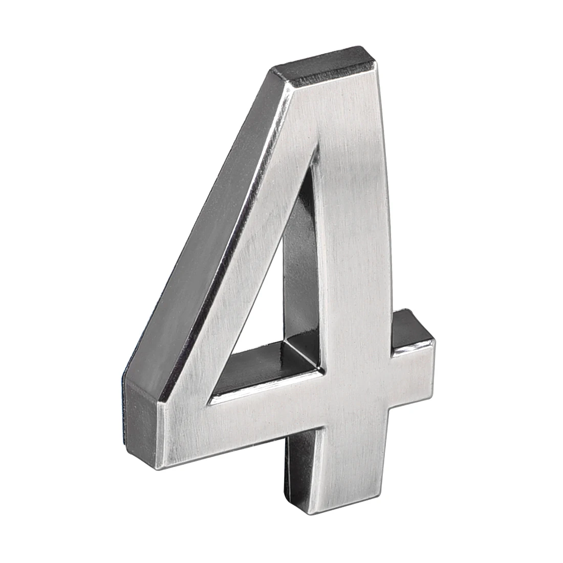 Uxcell Self Adhesive House Number 3.94 Inch ABS Plastic Number 4 Nickel Plated Brushed
Uxcell Self Adhesive House Number 3.94 Inch ABS Plastic Number 4 Nickel Plated Brushed
