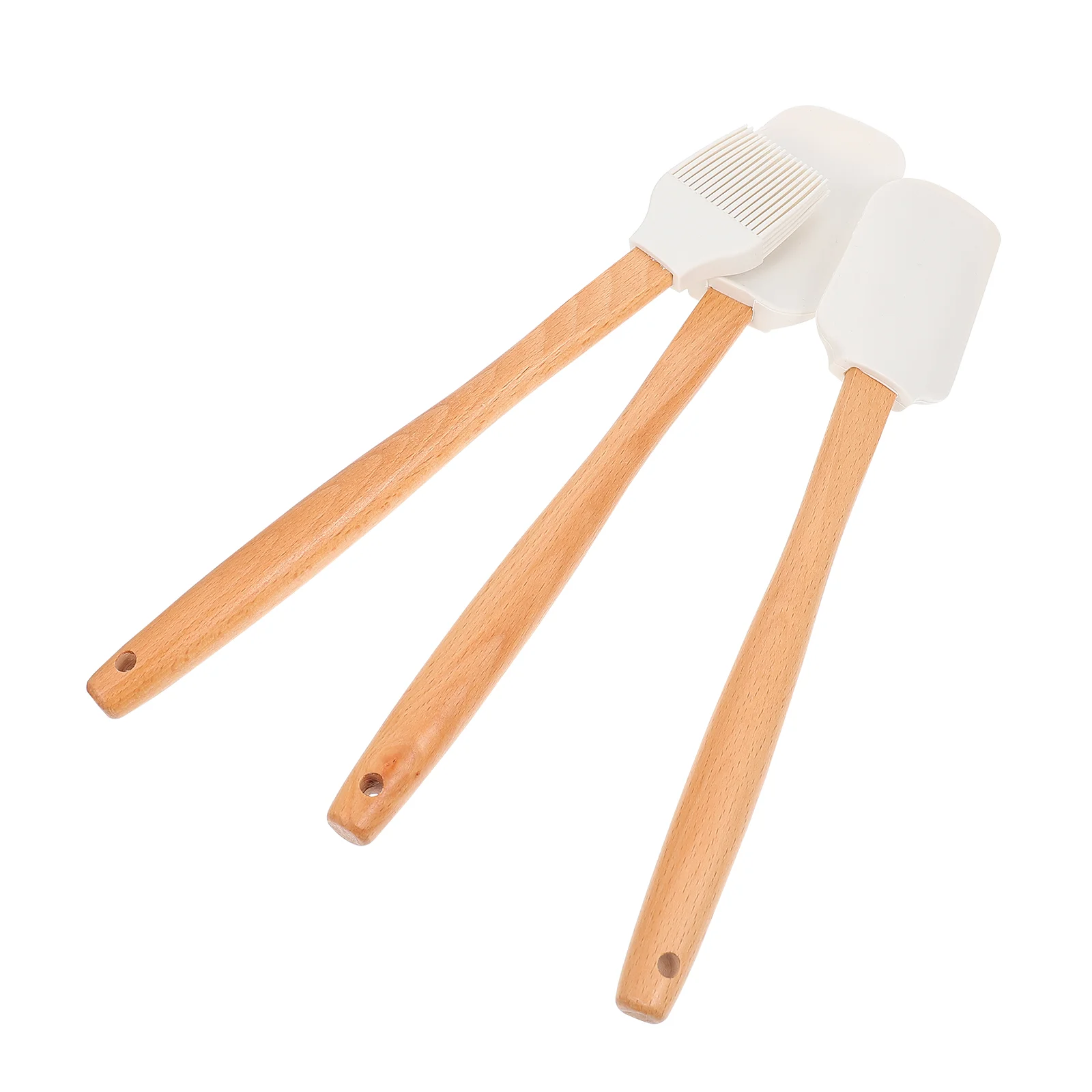 3 Pcs 3-piece Baking Set Grill Scraper Wood Handle Scrapers Brushes Tableware Pastry Spatulas Kitchen Use
3 Pcs 3-piece Baking Set Grill Scraper Wood Handle Scrapers Brushes Tableware Pastry Spatulas Kitchen Use