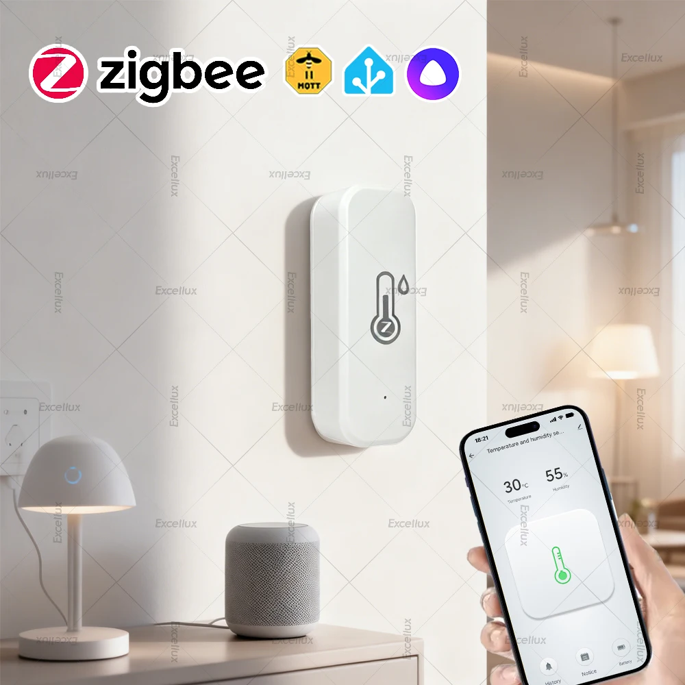 Датчик температуры и влажности iHseno Zigbee 3.0
Датчик температуры и влажности iHseno Zigbee 3.0
