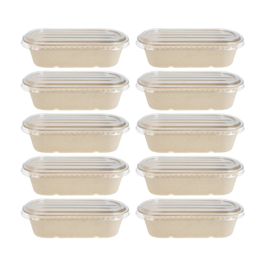 10Pcs Lidded Salad Packaging Box To Go Boxes Light Food To Go Container Hotel Takeaway Supplies
10Pcs Lidded Salad Packaging Box To Go Boxes Light Food To Go Container Hotel Takeaway Supplies