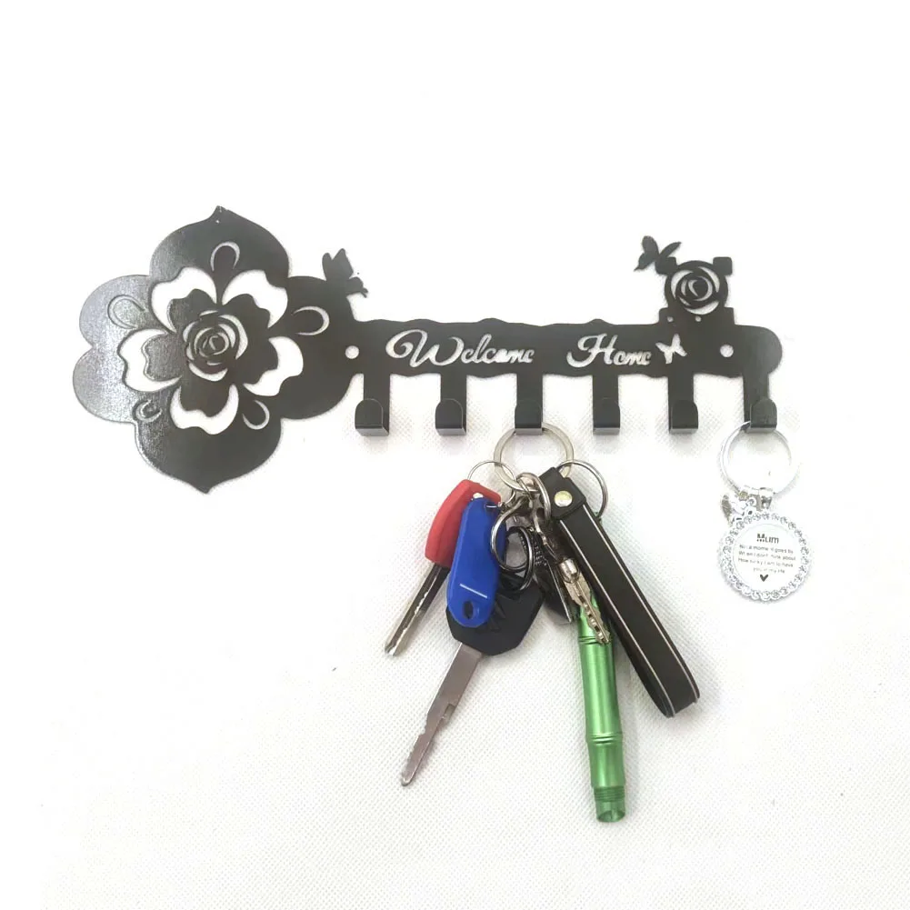 Металлический держатель для ключей с 6 крючками для гостиной, одежды, шляпы
Металлический держатель для ключей с 6 крючками для гостиной, одежды, шляпы