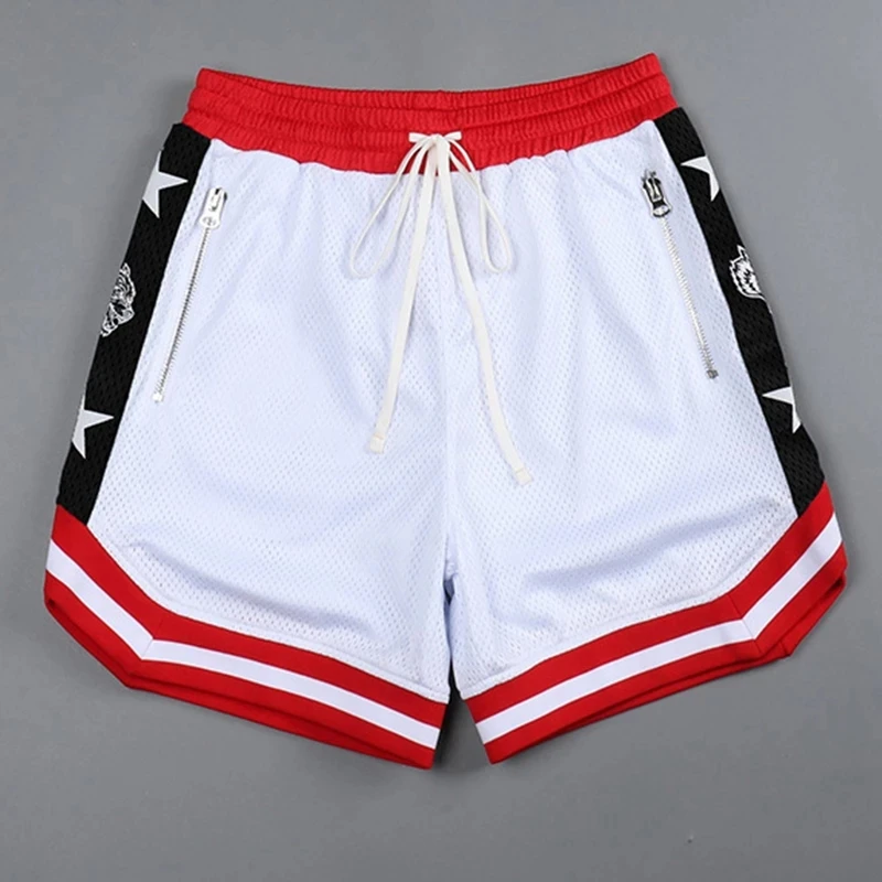 Men's Casual Shorts Summer New Running Fitness Fast-drying Trend Short Pants Loose Basketball Training Breathable Mesh Shorts
Men's Casual Shorts Summer New Running Fitness Fast-drying Trend Short Pants Loose Basketball Training Breathable Mesh Shorts