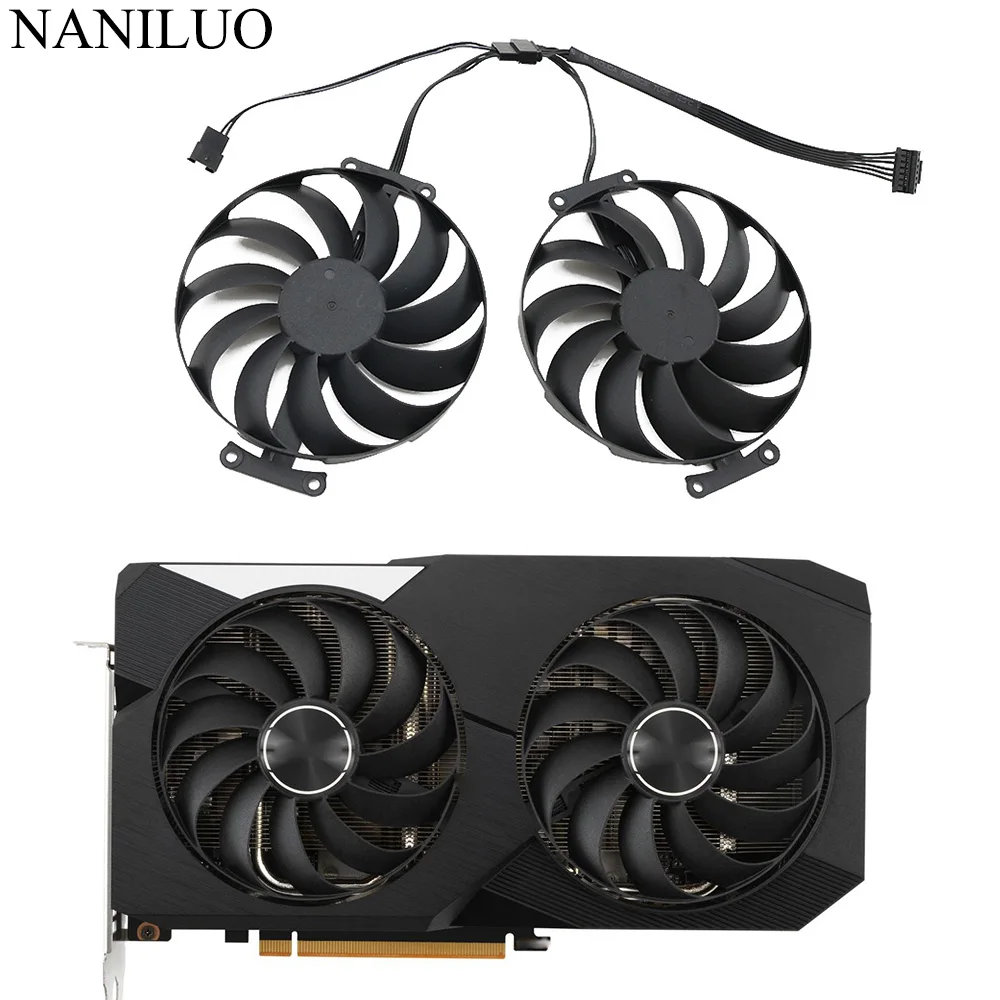 T129215SU FDC10U12D9-C RX6700XT для ASUS Radeon RX 6700XT 6750XT 6600XT 6650XT 6600, вентилятор с двойной заменой графической карты, графического процессора
T129215SU FDC10U12D9-C RX6700XT для ASUS Radeon RX 6700XT 6750XT 6600XT 6650XT 6600, вентилятор с двойной заменой графической карты, графического процессора