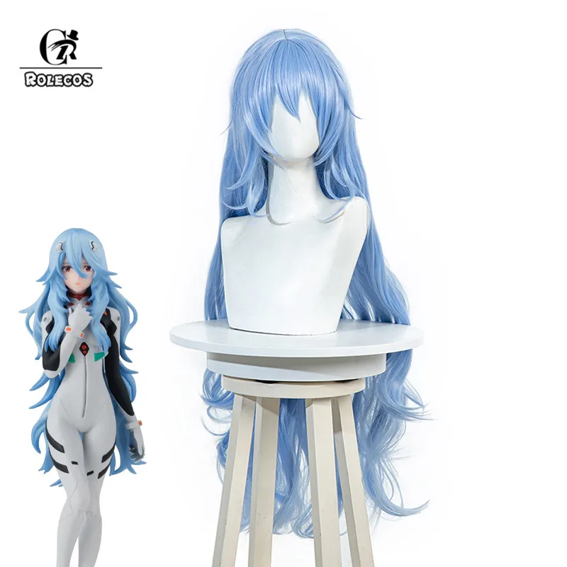 ROLECOS Ayanami Rei Cosplay Wig Anime Cosplay Wig Women 100cm Long Wavy Blue Wig Headwear Heat Resistant Synthetic Hair
ROLECOS Ayanami Rei Cosplay Wig Anime Cosplay Wig Women 100cm Long Wavy Blue Wig Headwear Heat Resistant Synthetic Hair