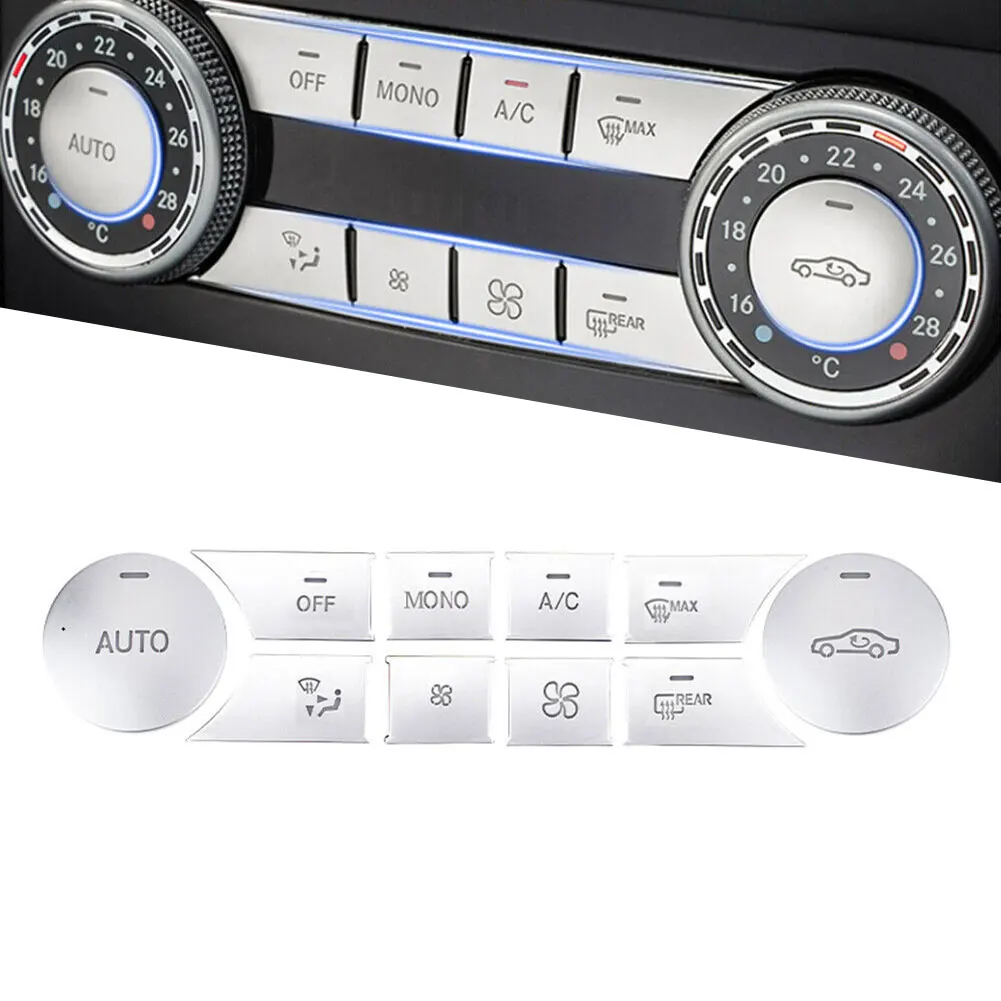 Car Button Covers Stickers ABS Chrome Plastic Car Interior Accessories Silver Trim For Mercedes C Class W204 S204 Car Styling
Car Button Covers Stickers ABS Chrome Plastic Car Interior Accessories Silver Trim For Mercedes C Class W204 S204 Car Styling