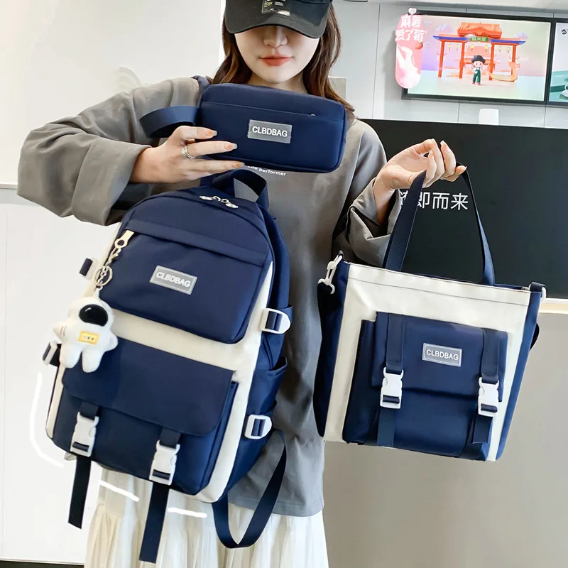 3 Piece Set College Student School Bag Large Capacity Backpack Laptop Handbag Multi Functional Computer Bag Mochila
3 Piece Set College Student School Bag Large Capacity Backpack Laptop Handbag Multi Functional Computer Bag Mochila