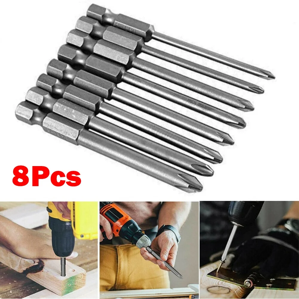 8pcs 75mm Long Magnetic 1/4 Inch Hex Cross Head Electric Screwdriver Set PH0 PH1 PH2 Woodworking Power Tool
8pcs 75mm Long Magnetic 1/4 Inch Hex Cross Head Electric Screwdriver Set PH0 PH1 PH2 Woodworking Power Tool