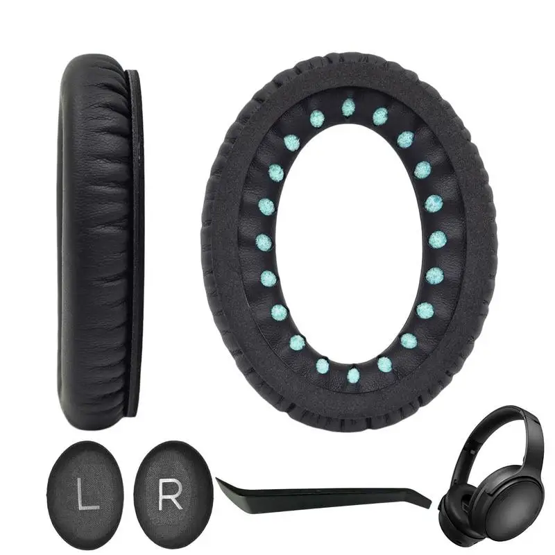 

For QC35/Quiet Comfort 45 Wireless Headset Ear Muffs Replacement Accessories Comfortable Headset Memory Foam Ear Pads Ear Cups