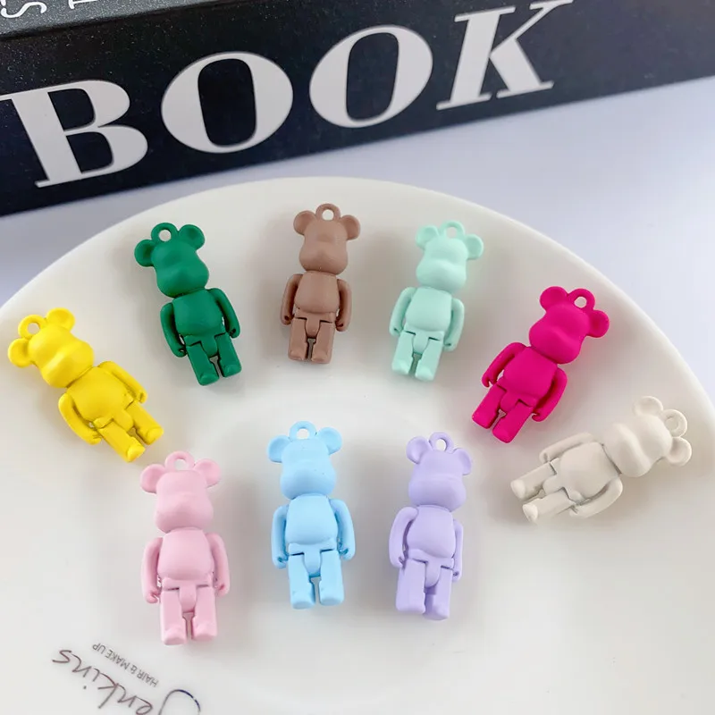 10pcs Handmade Macaron Color Pendant Charms Bear Necklace Earrings Bracelet Necklace Connectors Diy Jewelry Making Supplies
10pcs Handmade Macaron Color Pendant Charms Bear Necklace Earrings Bracelet Necklace Connectors Diy Jewelry Making Supplies
