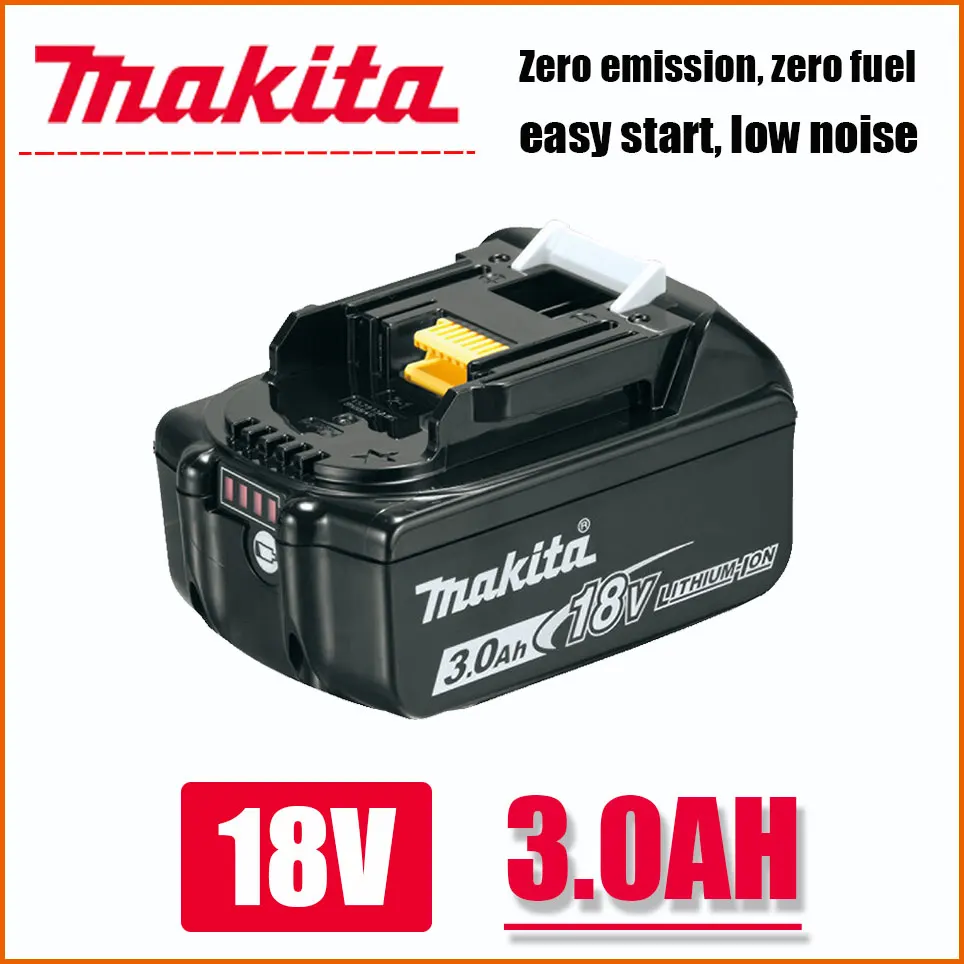 100% Original Makita 18V 3.0Ah Rechargeable Power Tools Battery with LED Li-ion Replacement LXT BL1860B BL1860 BL1850 300mAh
100% Original Makita 18V 3.0Ah Rechargeable Power Tools Battery with LED Li-ion Replacement LXT BL1860B BL1860 BL1850 300mAh