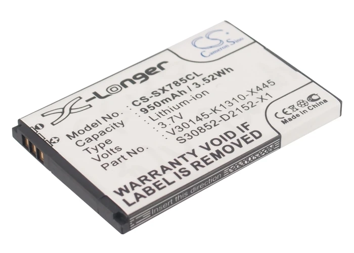 950mAh Unify Battery for WL3 52-S2352-R141 OpenStage SL4 professional L30250-F600-C230 OpenStage SL4 OpenScape SL5 professional
950mAh Unify Battery for WL3 52-S2352-R141 OpenStage SL4 professional L30250-F600-C230 OpenStage SL4 OpenScape SL5 professional