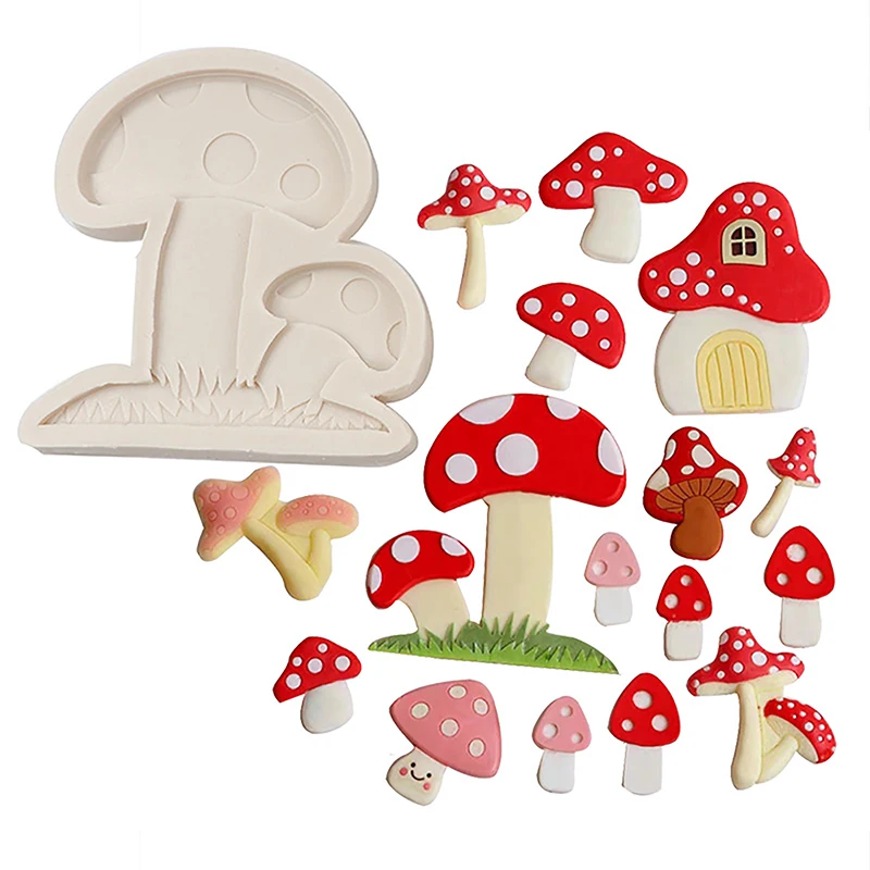 1Pc Mushroom Silicone Mold Cake Molds Fondant Molds Sugar Craft Chocolate Moulds Tools Cake Decorating Baking Accessories
1Pc Mushroom Silicone Mold Cake Molds Fondant Molds Sugar Craft Chocolate Moulds Tools Cake Decorating Baking Accessories