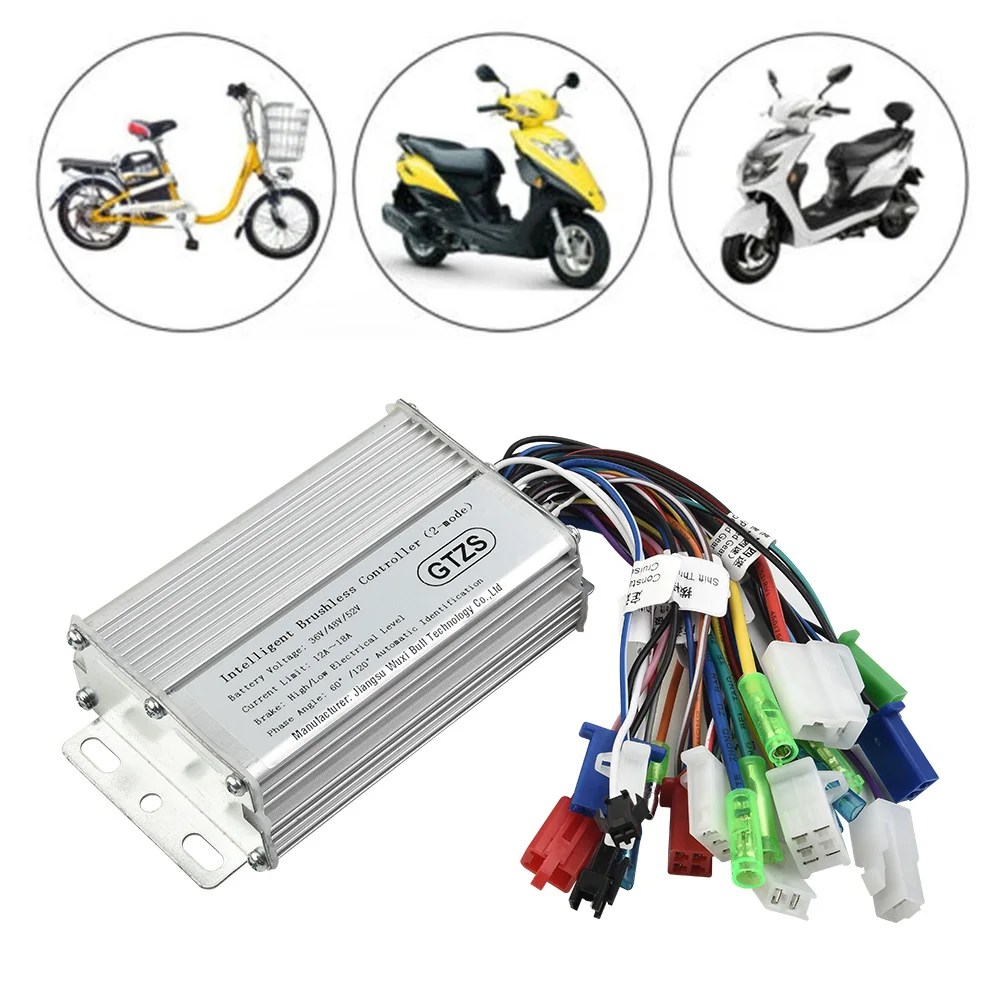 Electric Bike Controller Brushless DC Motor Controller 600-800W 36V/48V 6mos For Electric Scooter Bicycle Control Accessories
Electric Bike Controller Brushless DC Motor Controller 600-800W 36V/48V 6mos For Electric Scooter Bicycle Control Accessories
