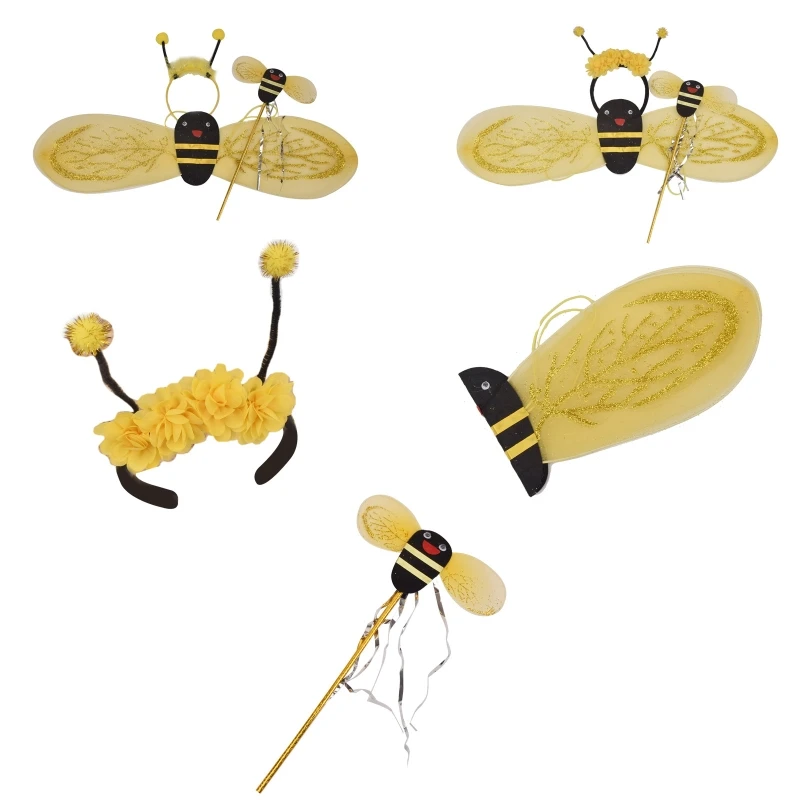 652F Fairy Wing Wand and Hairband Fancy Dress Set Kids Girls Angel Princess Costumes
652F Fairy Wing Wand and Hairband Fancy Dress Set Kids Girls Angel Princess Costumes