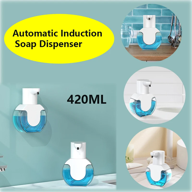 420ML Automatic Sensing Soap Dispenser Smart Foam Washing Phone Wall Mounted Infrared Sensor Foam Machine For Kitchen Bathroom
420ML Automatic Sensing Soap Dispenser Smart Foam Washing Phone Wall Mounted Infrared Sensor Foam Machine For Kitchen Bathroom