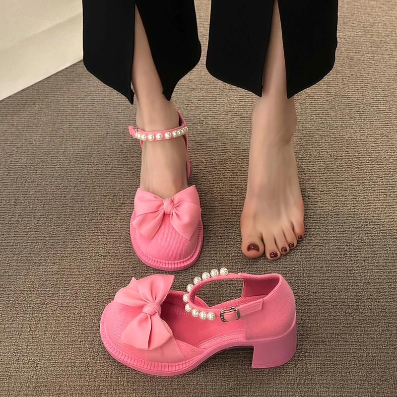 Женские босоножки на высоком каблуке BCEBYL, босоножки на платформе с бантом и бусинами, летние пикантные босоножки на высоком каблуке в стиле ...
Женские босоножки на высоком каблуке BCEBYL, босоножки на платформе с бантом и бусинами, летние пикантные босоножки на высоком каблуке в стиле ...