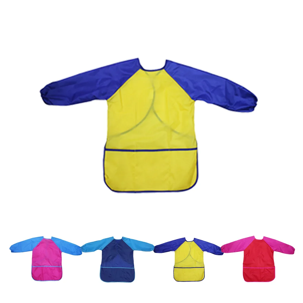 Waterproof Reused Long Sleeve Apron Baby Toddler Painting Feeding Smock Bib Children Drawing Supplies
Waterproof Reused Long Sleeve Apron Baby Toddler Painting Feeding Smock Bib Children Drawing Supplies