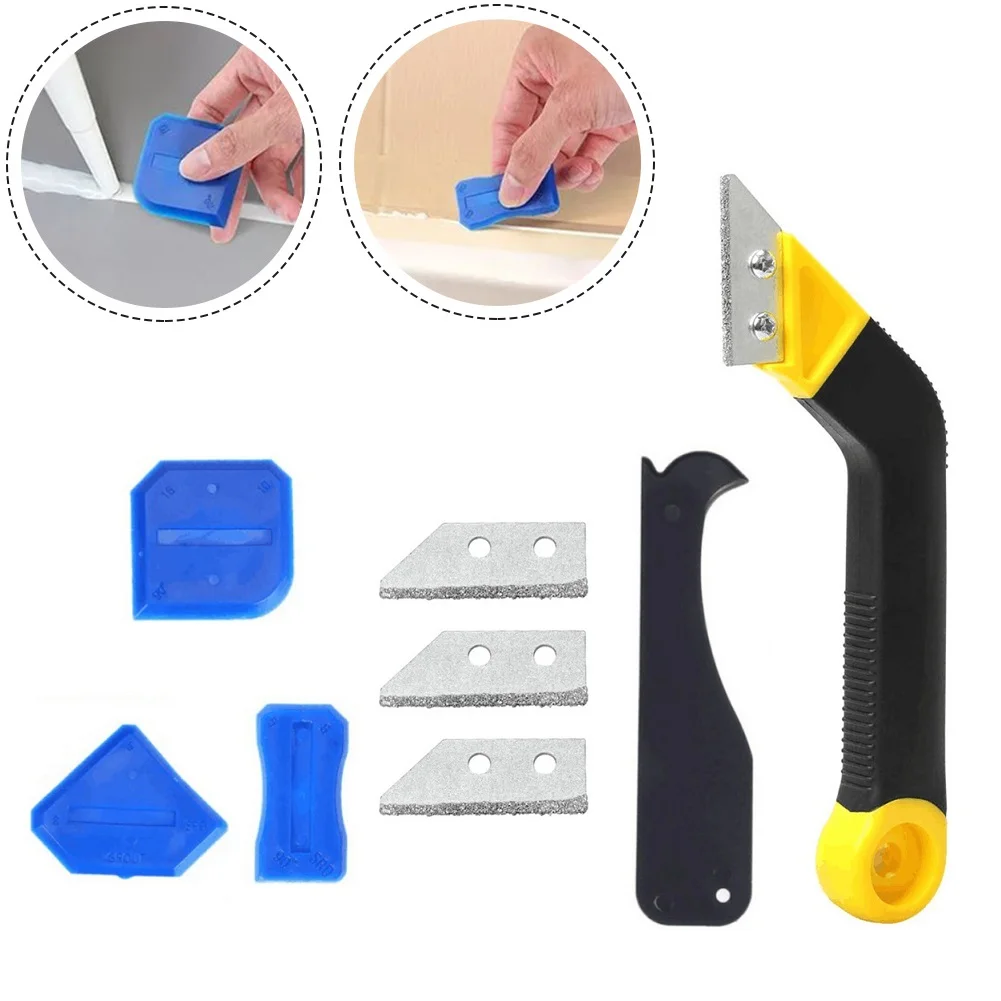 8pcs/set Scraper Cleaning Hand Tool Tile Gap Grout Cleaning Remover Wall Floor Tiles Joint Cleaner Squeegee Caulking Tool
8pcs/set Scraper Cleaning Hand Tool Tile Gap Grout Cleaning Remover Wall Floor Tiles Joint Cleaner Squeegee Caulking Tool
