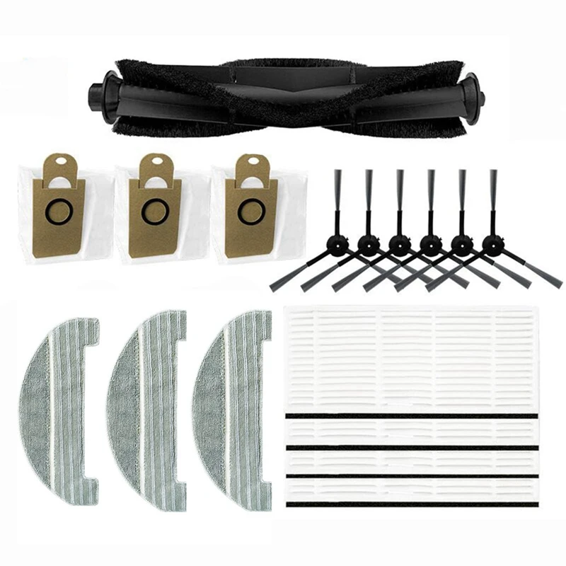 Replacement Parts Main Brush Side Brushes Filters Mop Cloths For Proscenic M8pro Robot Vacuum Cleaner Accessories 
Replacement Parts Main Brush Side Brushes Filters Mop Cloths For Proscenic M8pro Robot Vacuum Cleaner Accessories