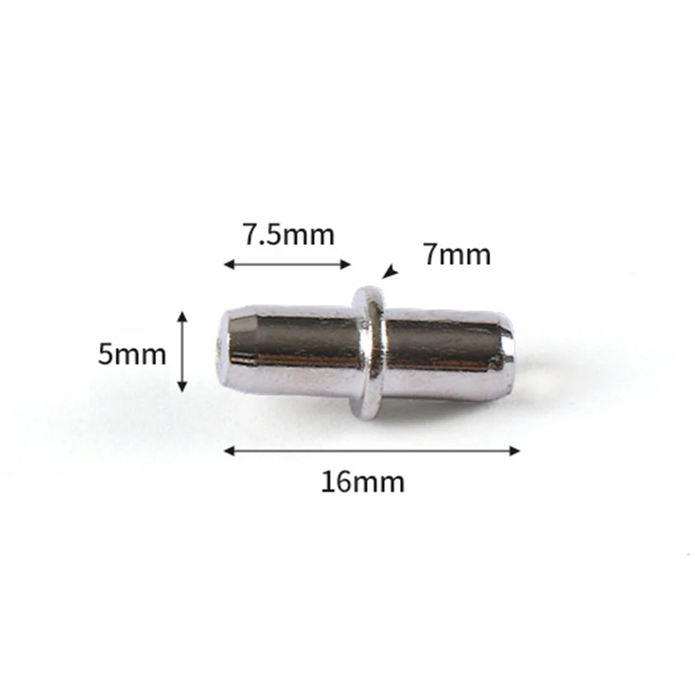 Bracket Shelf Support Pegs 5x16mm Durable Easy Installion Flexible For Cabinet Furniture Closet Iron Plated Pins
Bracket Shelf Support Pegs 5x16mm Durable Easy Installion Flexible For Cabinet Furniture Closet Iron Plated Pins