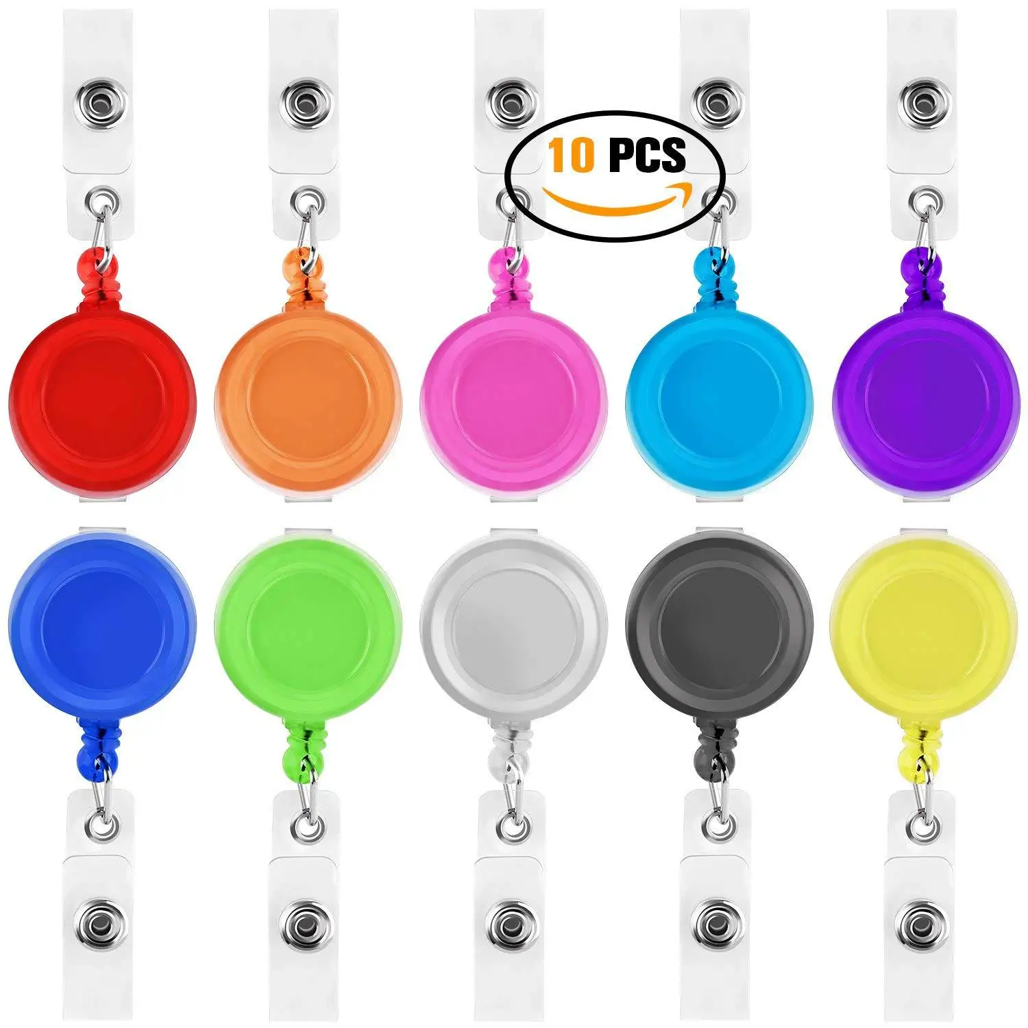 10 Pcs/Lot Retractable Ski Pass ID Card Badge Holder Reel Pull Key Name Tag Card Holders Recoil Reels for School Office Company
10 Pcs/Lot Retractable Ski Pass ID Card Badge Holder Reel Pull Key Name Tag Card Holders Recoil Reels for School Office Company