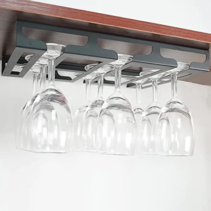 Wine Glass Rack - Under Cabinet Stemware Wine Glass Holder Glasses Storage Hanger Metal Hanging Organizer for Bar Kitchen
Wine Glass Rack - Under Cabinet Stemware Wine Glass Holder Glasses Storage Hanger Metal Hanging Organizer for Bar Kitchen