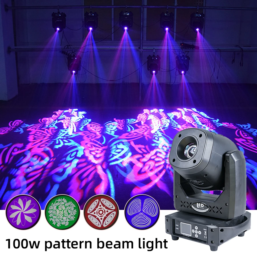 Yayao Led100w90W Moving Head Beam Light Pattern + Prism DMX Control Professional Bar Ballroom Club Banquet Stage Effect Lighting
Yayao Led100w90W Moving Head Beam Light Pattern + Prism DMX Control Professional Bar Ballroom Club Banquet Stage Effect Lighting