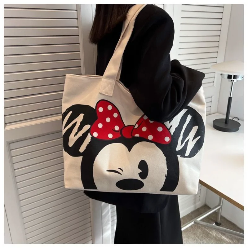Disney Woman Tot Bag Canvas Shoulder Crossbody 2022 New Cute Mickey Minnie College Students Handbag Large Capacity Durable
Disney Woman Tot Bag Canvas Shoulder Crossbody 2022 New Cute Mickey Minnie College Students Handbag Large Capacity Durable