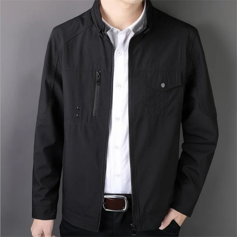 2023 Spring and Autumn Jacket Men's Jacket Slim Business Coat Thin Casual Solid Color Top jackets for Mens
2023 Spring and Autumn Jacket Men's Jacket Slim Business Coat Thin Casual Solid Color Top jackets for Mens