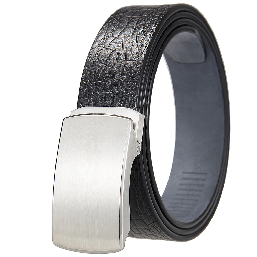 Top Quality Men's Business Luxury Leather Belt Dress Belt Toothless Buckle Belt Men's Fashion Belt Formal Belt Jeans Belts
Top Quality Men's Business Luxury Leather Belt Dress Belt Toothless Buckle Belt Men's Fashion Belt Formal Belt Jeans Belts