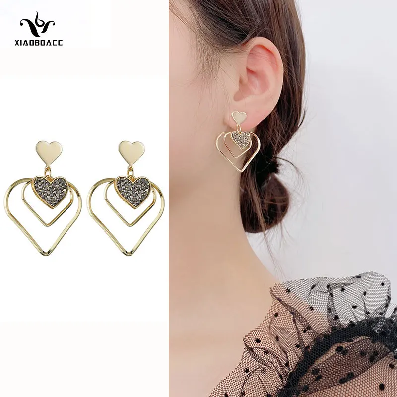 XiaoboACC 925 Silver Needle Hollow Love Earrings for Women Fashion High-end Heart Drop Earring Jewelry Accessories
XiaoboACC 925 Silver Needle Hollow Love Earrings for Women Fashion High-end Heart Drop Earring Jewelry Accessories