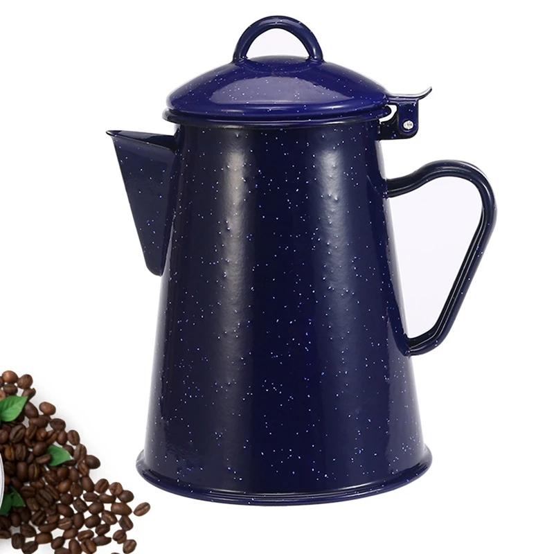 1.2L Enamel Coffee Pot Hand Tea Water Kettle Teapot Vintage Home Decor Starry Sky Blue Teapot Cafe Tools
1.2L Enamel Coffee Pot Hand Tea Water Kettle Teapot Vintage Home Decor Starry Sky Blue Teapot Cafe Tools