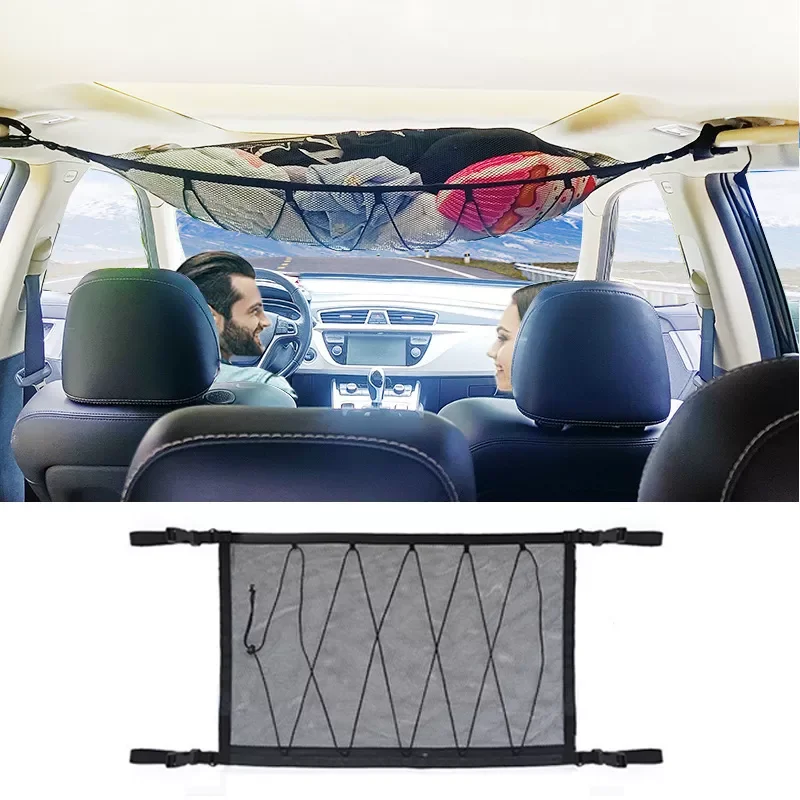 Storage Bag Hanging Baggage Self-driving Traveling Car Ceiling Storage Net Bag Car Supplies Storage Hanging Bag 
Storage Bag Hanging Baggage Self-driving Traveling Car Ceiling Storage Net Bag Car Supplies Storage Hanging Bag